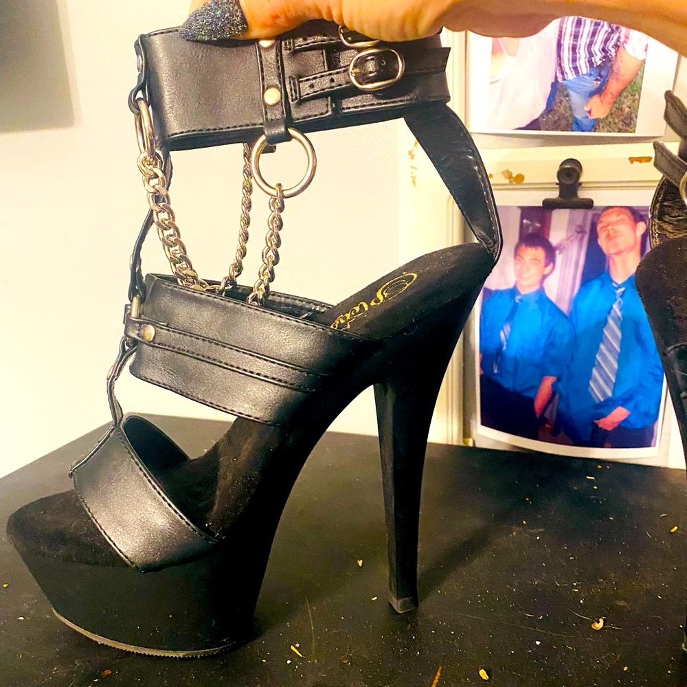 Pleaser stiletto heels never worn